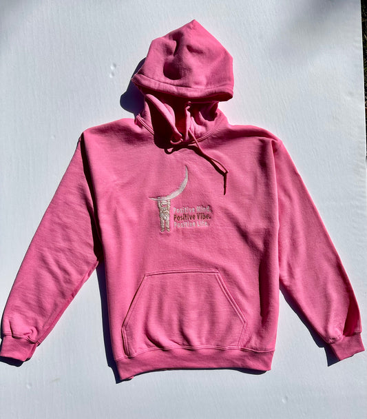 Positive Life - Embroidered Hoodie